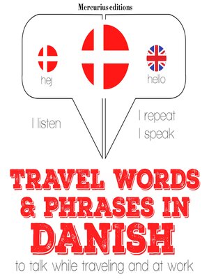 cover image of Travel words and phrases in Danish